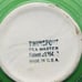 Art Deco Twinspout Tea Master Green W/ No Lid