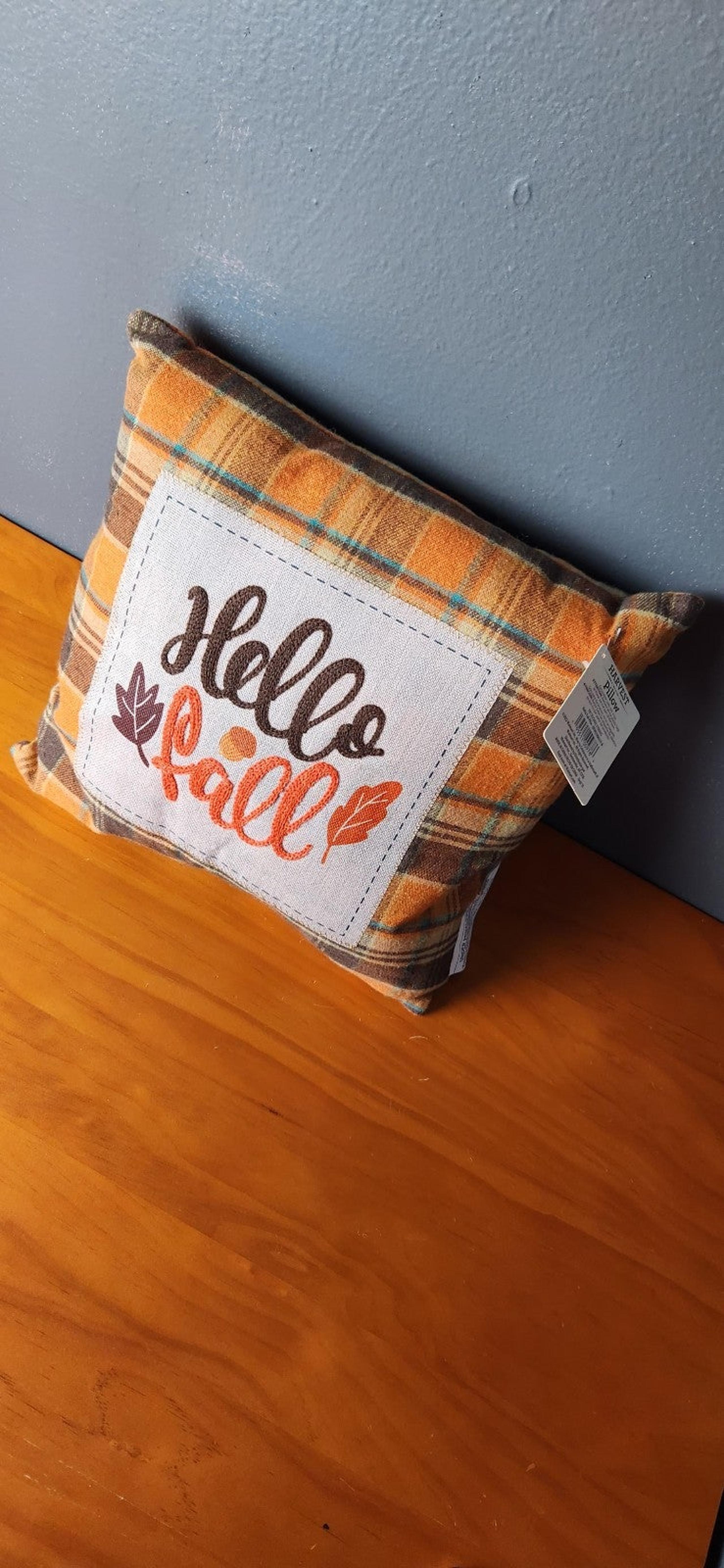 NWT Harvest Pillow Pumpkin Way to Celebrate