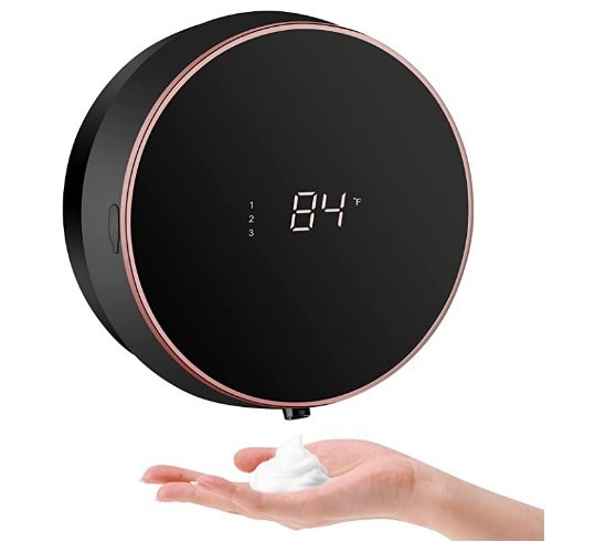 Automatic foaming soap dispenser