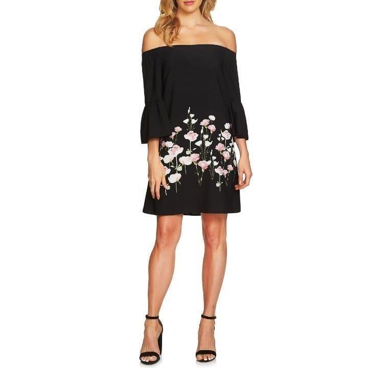 NWT 2 CeCe Off the Shoulder Shift Dress
