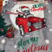 Christmas blanket with dogs