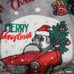 Christmas blanket with dogs