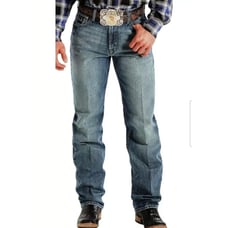 NEW Cinch Black Label Jeans Mens Size 34X34 Loose Fit Medium Wash
