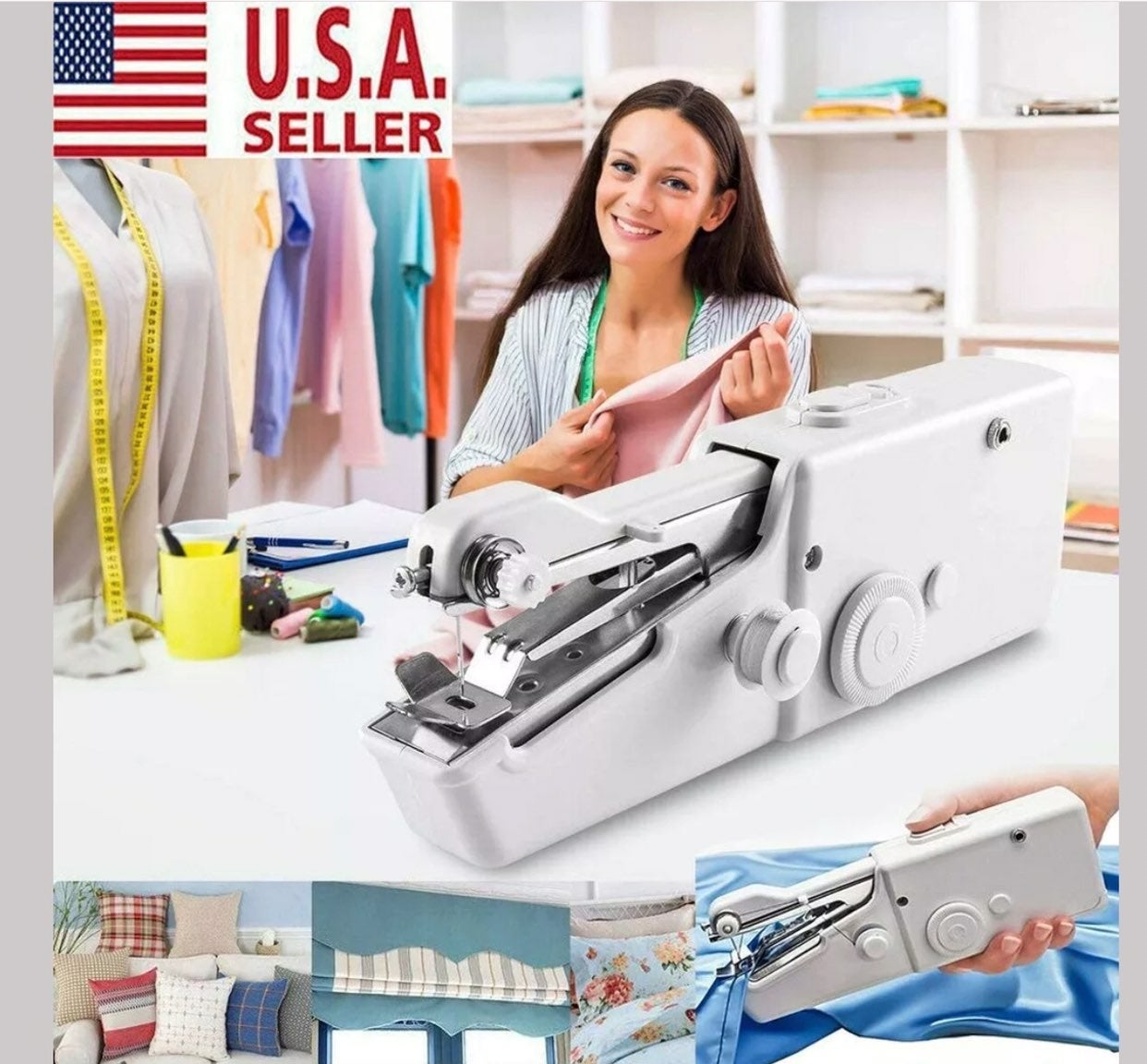 Smart mini sewing machine