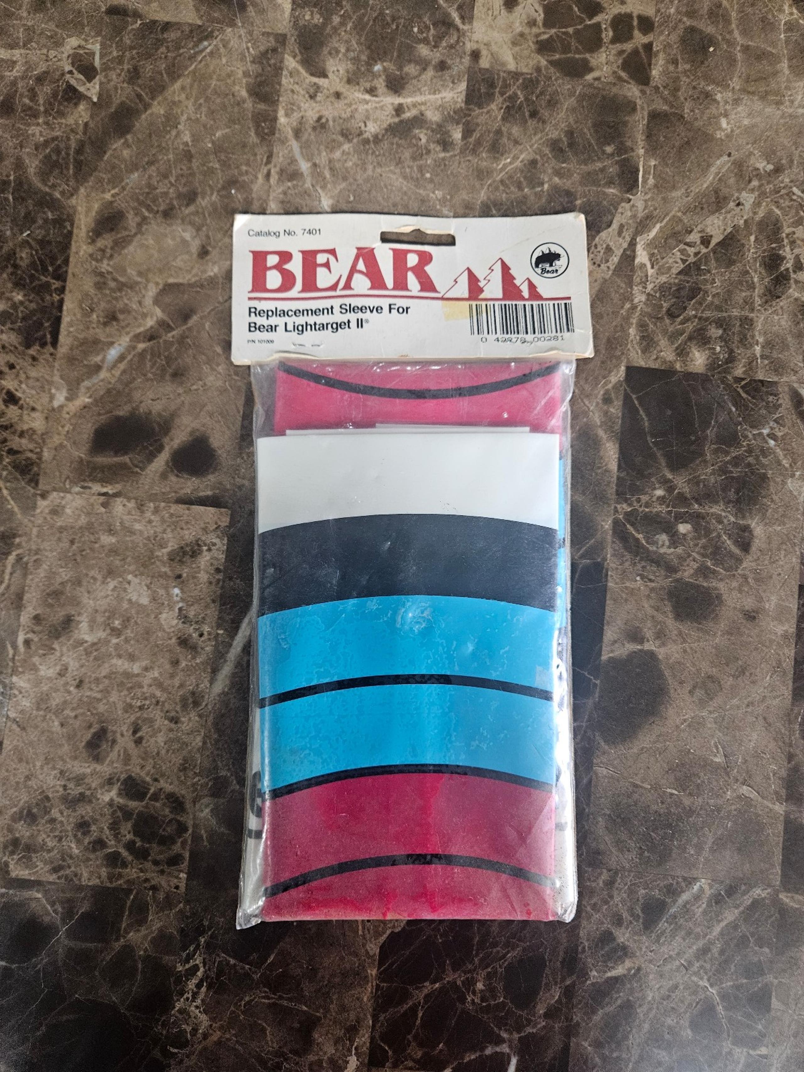 Vintage BEAR Archery Target Replacement Sleeve For Lightarget II No. 7401