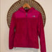 The North Face pink fleece jacket woman’s size small
