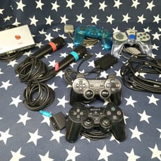 Large PlayStation Accessory Lot Untested