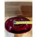 Vintage Red Heart Art Glass Heavy Vase