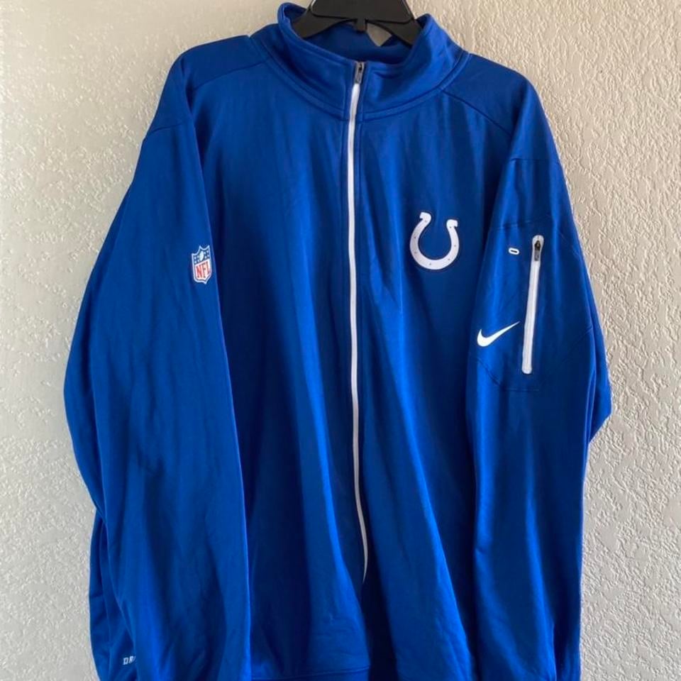 Nike INDIANAPOLIS COLTS Men's Empower Blue Full Zip Jacket