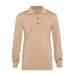 Ser.O.Ya Men's Long Sleeve Collared Tico Polo Shirt in Beige Size XL NWT