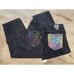 South Pole Jeans Mens 38x30 Dark Wash Baggy Embroidered Pockets