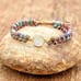 Sea Sediment Opal Handmade Braided Healing Chakra Bohemian Women Bracelet Gifts