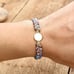 Sea Sediment Opal Handmade Braided Healing Chakra Bohemian Women Bracelet Gifts