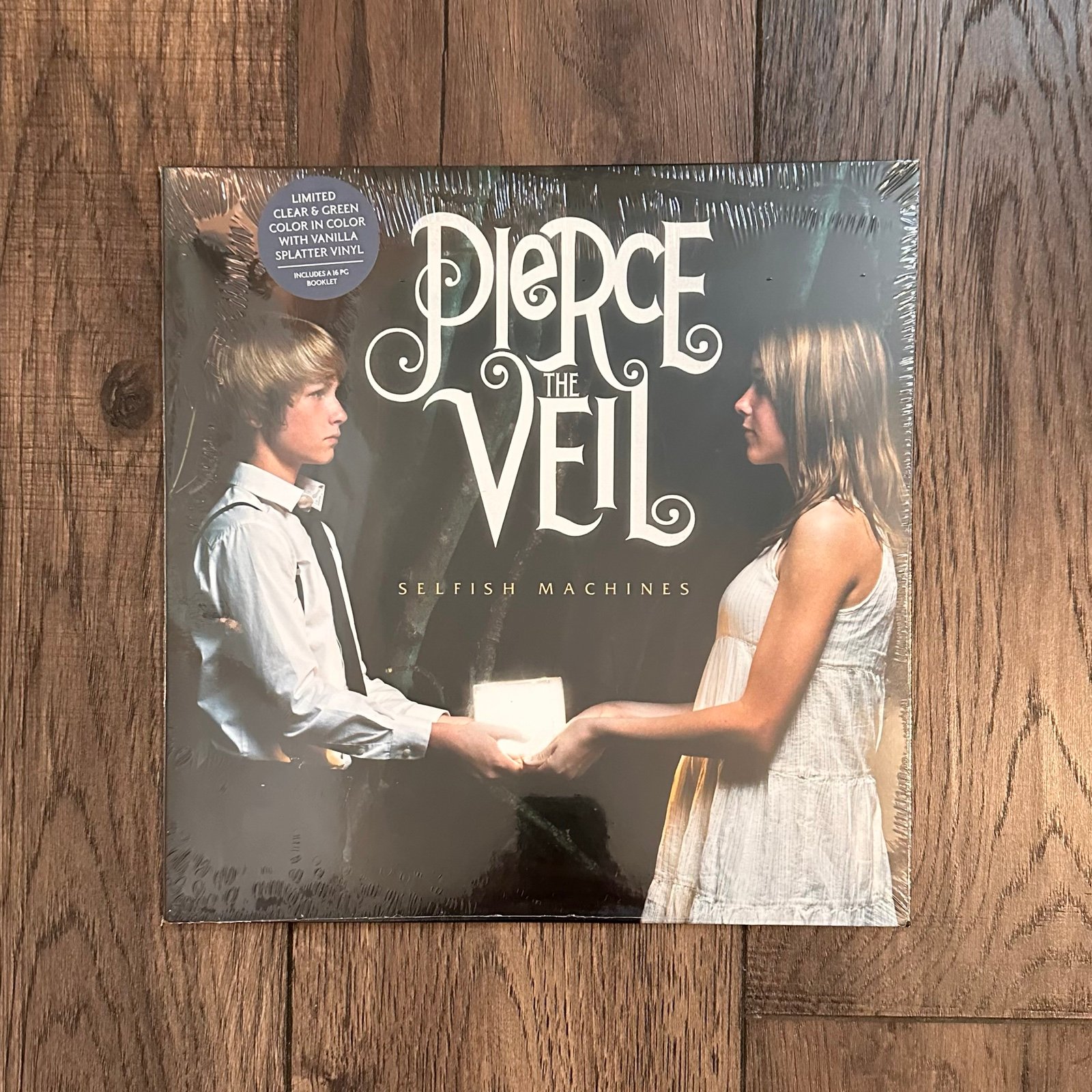 Pierce The Veil Selfish Machines 0/1000 Green W/ Vanilla Spatter New