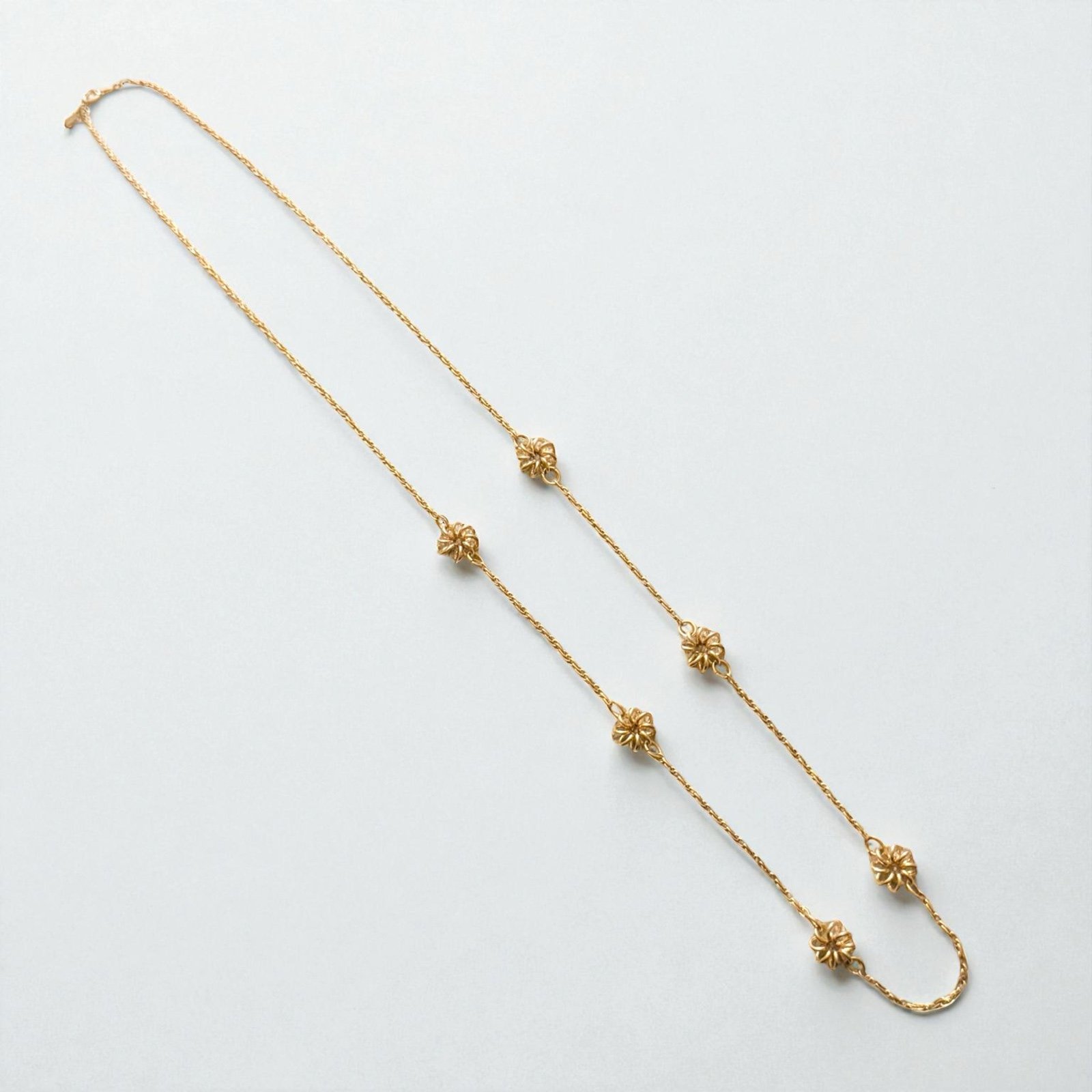 12k Yellow Gold Necklace 24”