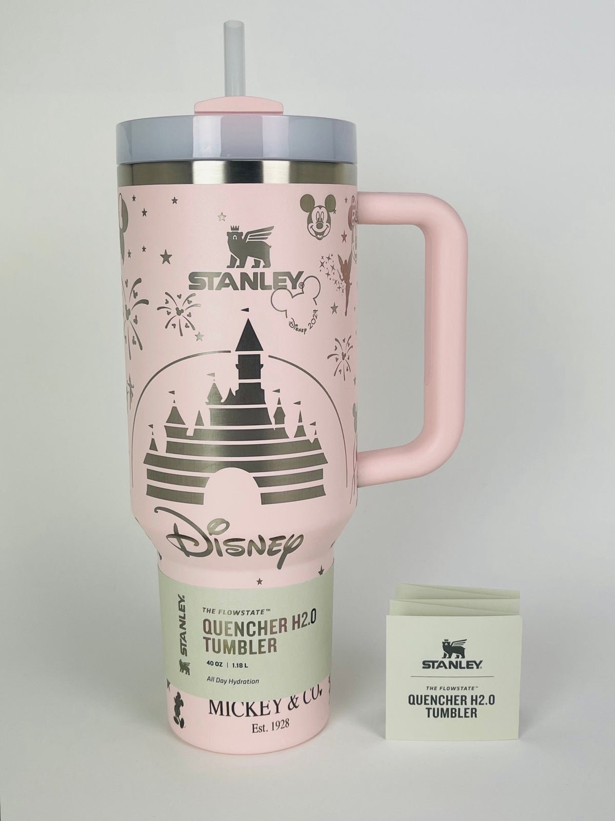 Stanley 40oz Clean Slate Bloom Mickey & Friends Theme Engraved