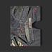 Southpole Y2K Paint Splatter Embroidered Baggy Jeans Size 30x28