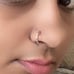 Cubic Zircon Decor Nose / ear cuff ring