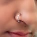 Cubic Zircon Decor Nose / ear cuff ring