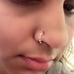 Cubic Zircon Decor Nose / ear cuff ring
