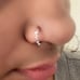 Cubic Zircon Decor Nose / ear cuff ring