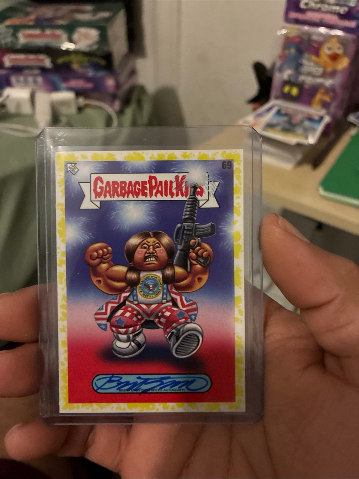 2023 Garbage Pail Kids Series 2 Presidential Preston B Engstrom Gold Auto 36/50