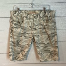 Williamsburg Garment Co. Camo Shorts GRAND ST. Sz 32 Made in USA 100% Cotton