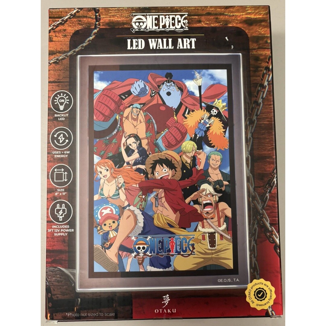One Piece Anime LED Wall Art Brand New Otaku Lamps