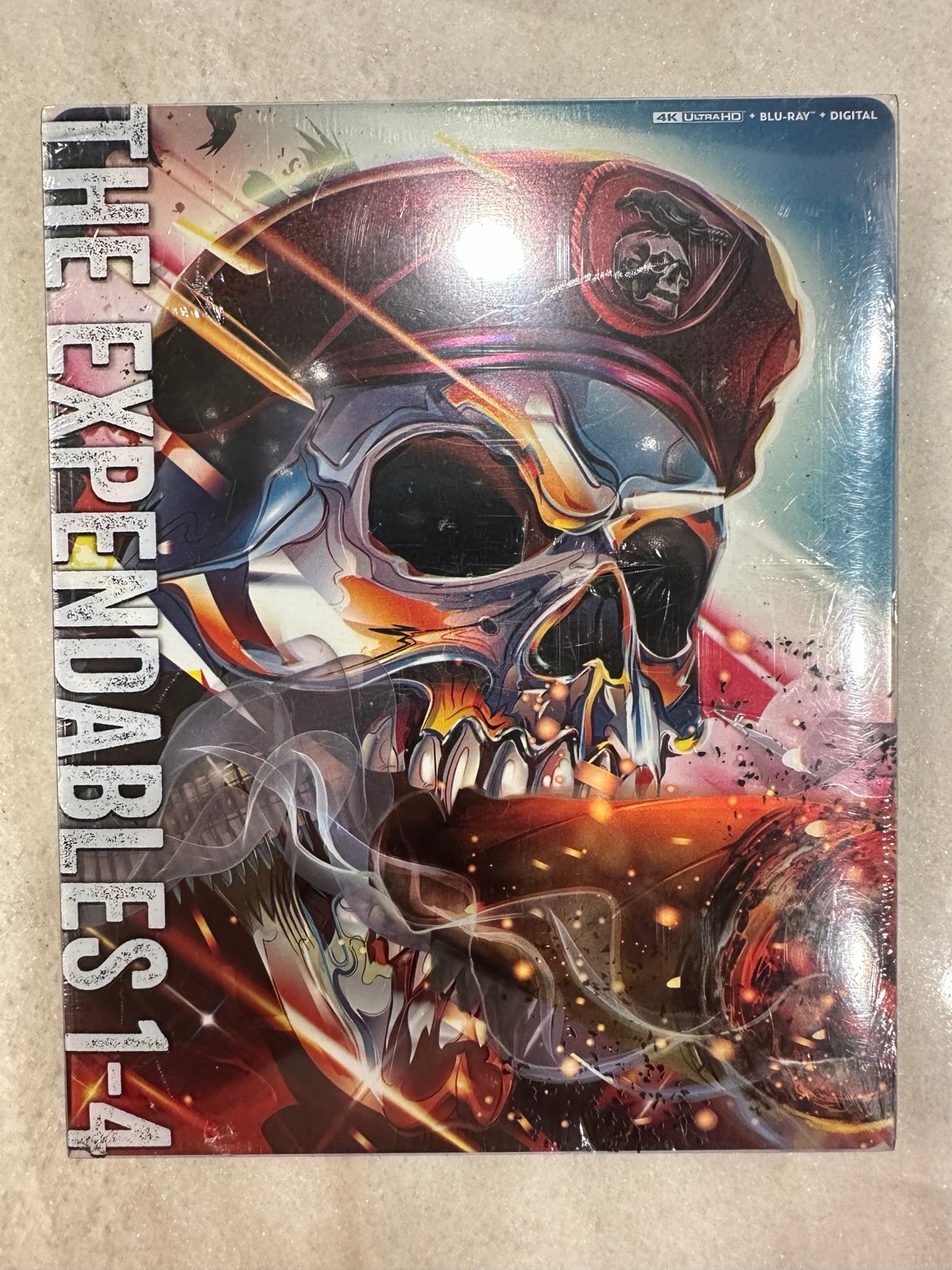 The Expepdables 1-4 4K UltraHD Blu-Ray + Digital Steelbook