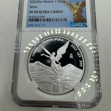 2023 Proof Silver Mexican Libertad Onza 1 oz NGC PF70UC Mexico Label