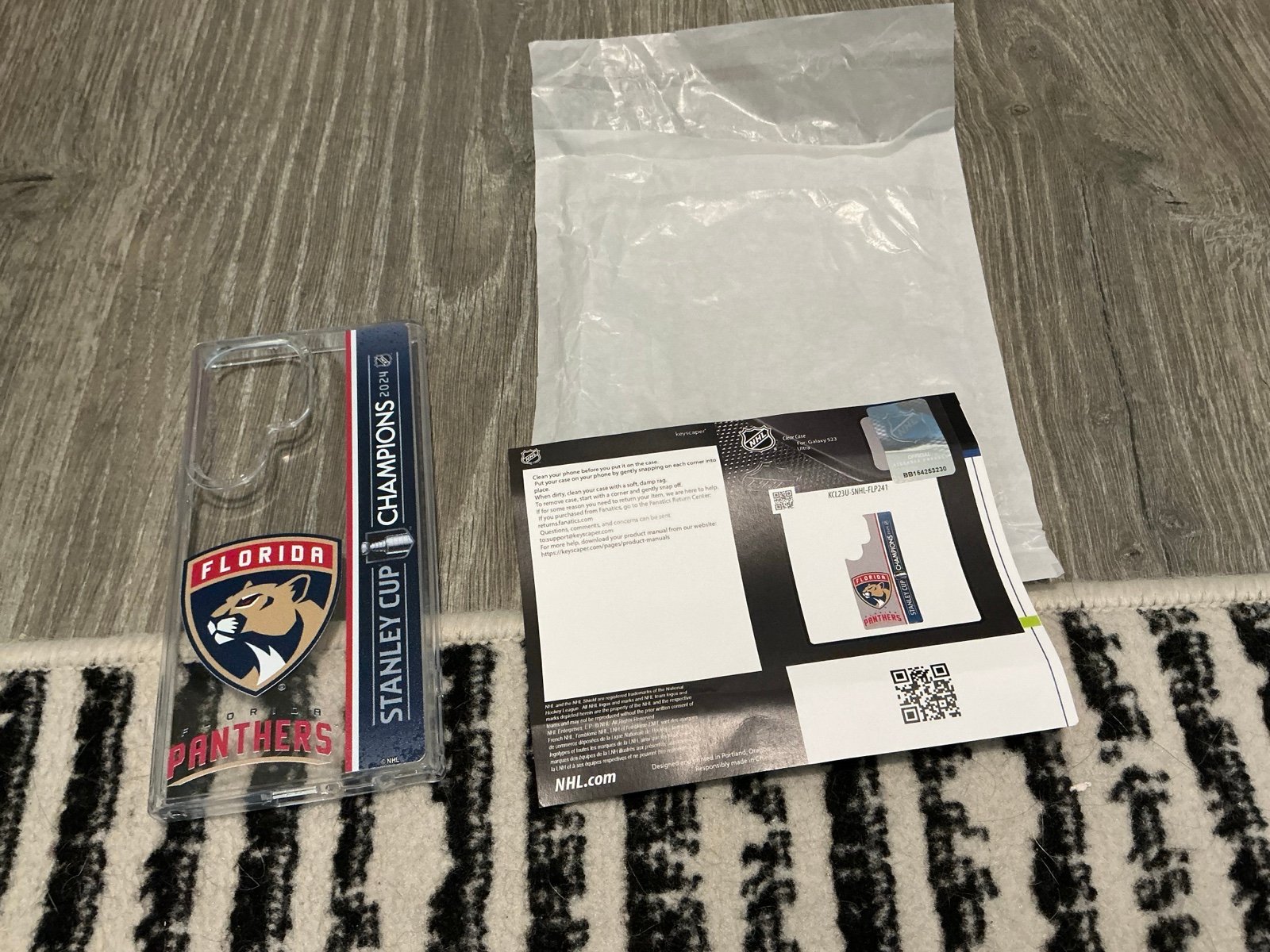 Florida Panthers Smart Phone Case 2024 Stanley Cup Campions Galaxy S23 Ultra