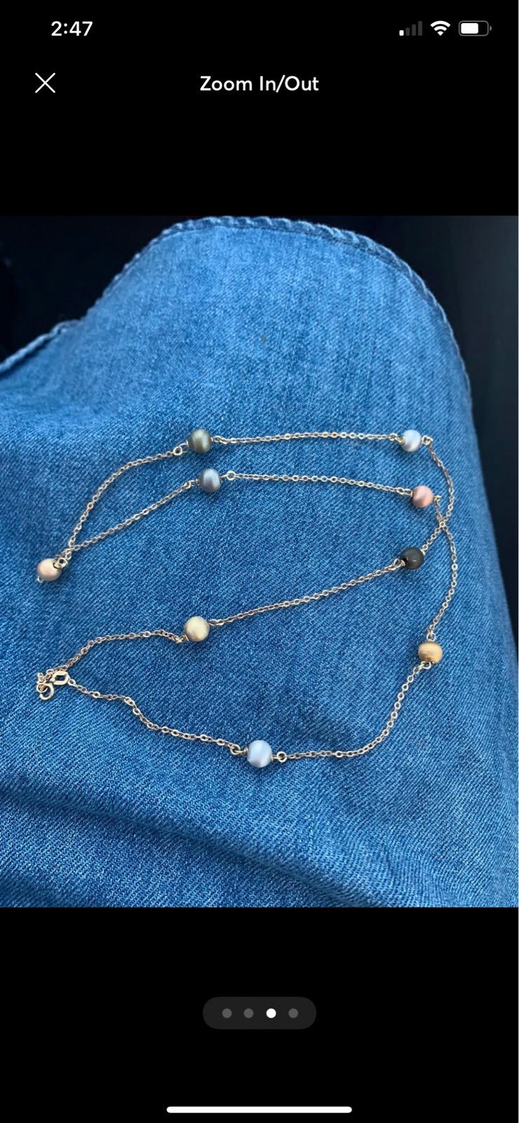 Gold necklace