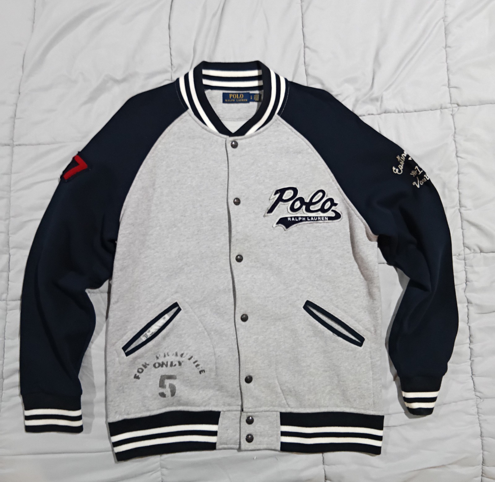 Polo Ralph Lauren Varsity Jacket Size Large
