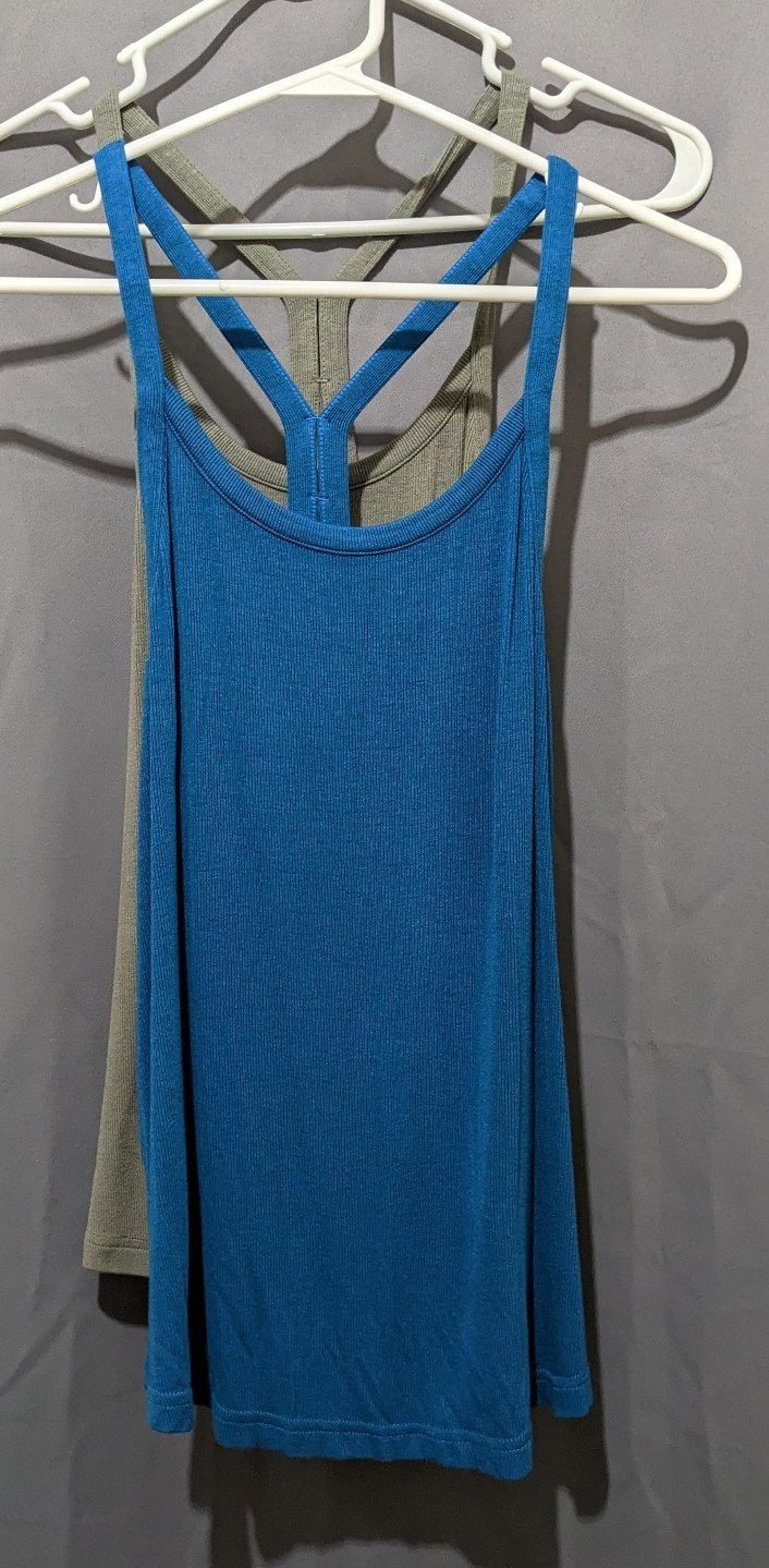 (2) Zyia active ribbed knit tanks