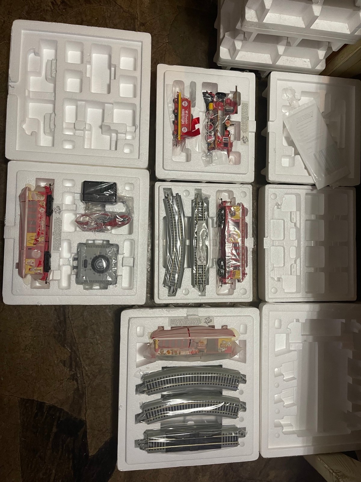 McDonald’s anniversary train set