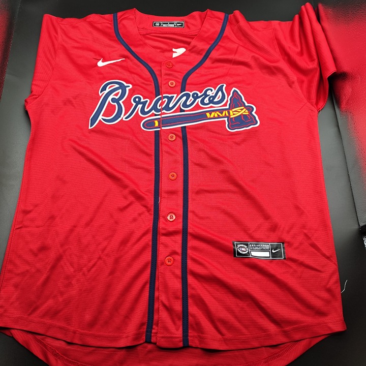 Atlanta Braves Ronald Acuña Jr. Nike Red Alternate Replica Player Jersey xl
