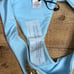 Beach Riot Caribbean Queen String Bikini Top Bottoms Blue Gold Size XS Small