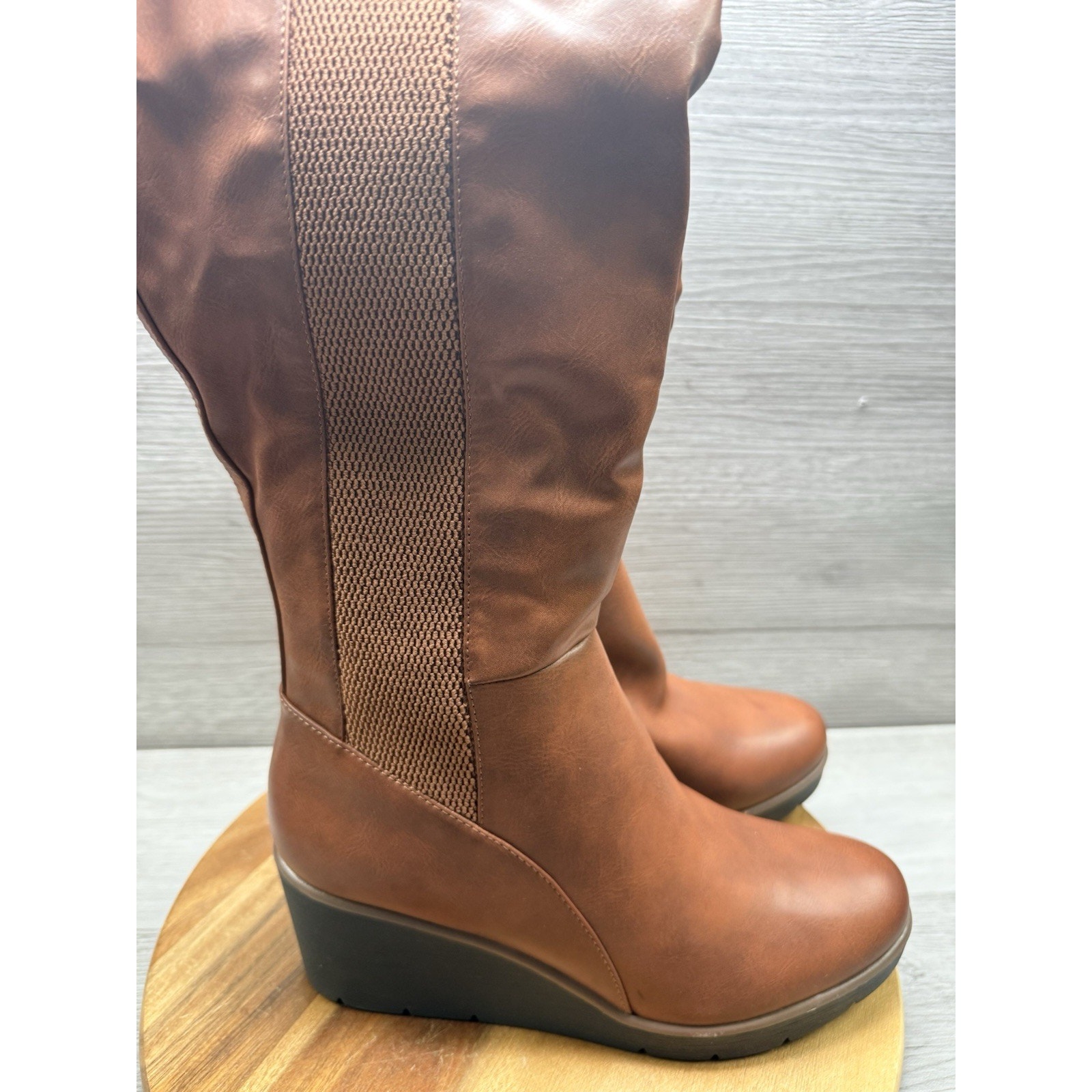 Soul by Naturalizer Adrian Knee High Boots Womens Sz 10 M Brown