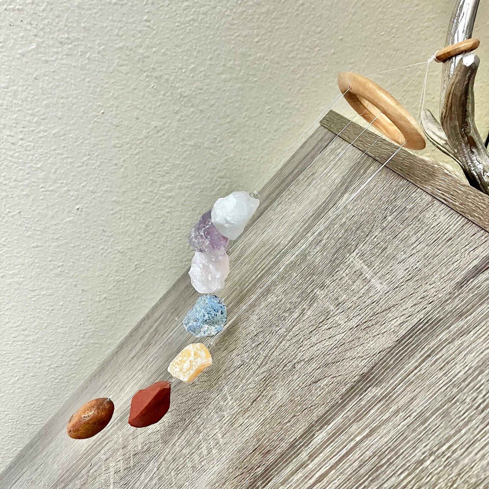 Hanging crystals decor