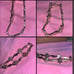 Antique Sterling Dolphin/shark Fleur-de-lis Heavy Bracelet