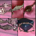 Antique Sterling Dolphin/shark Fleur-de-lis Heavy Bracelet