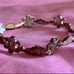 Antique Sterling Dolphin/shark Fleur-de-lis Heavy Bracelet