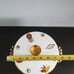Rare MCM Georges Briard Enameled Pot with Lid w Pineapple Ambrosia Print