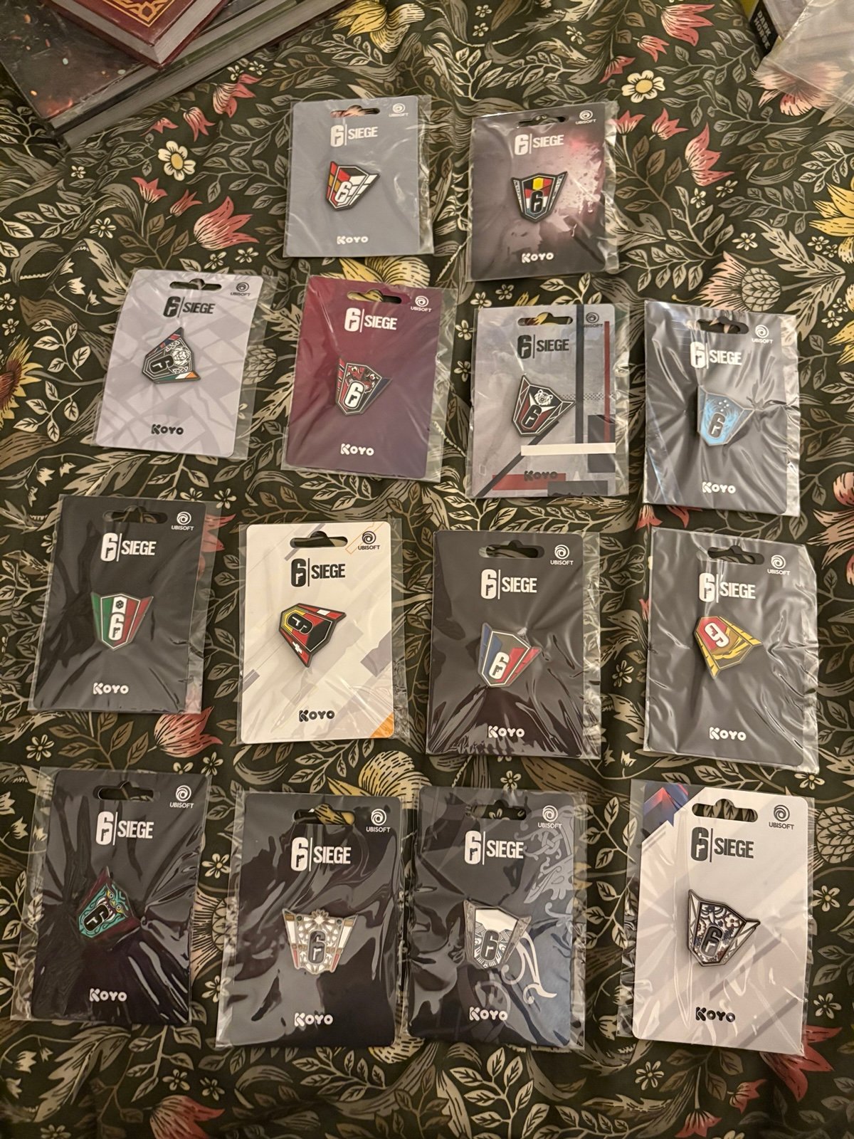 6 siege pin set