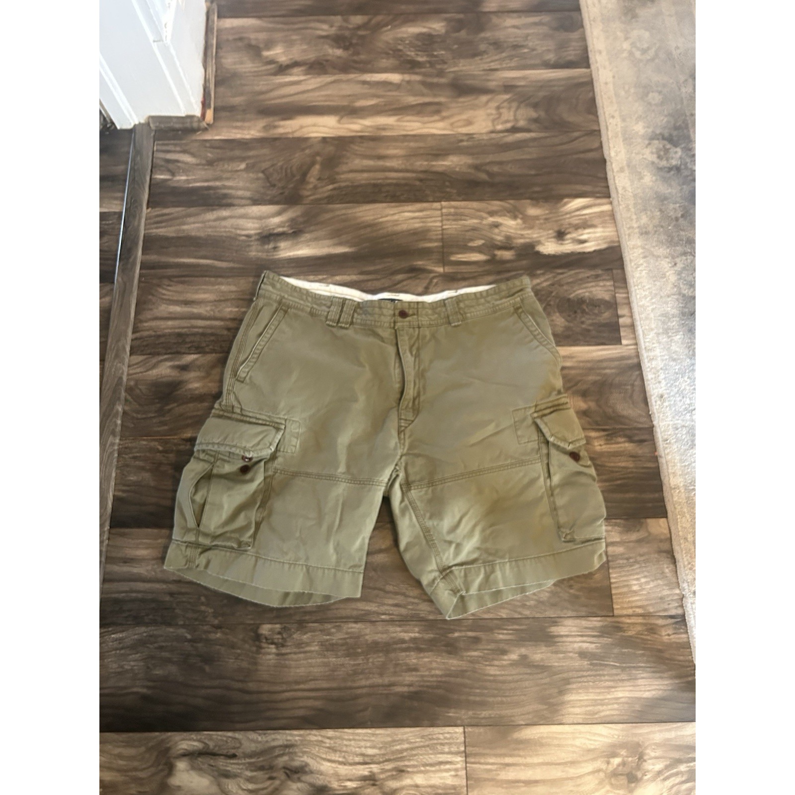 Polo Ralph Lauren Classic Polo Chino Cargo Shorts Men's Size 42 Distress 446