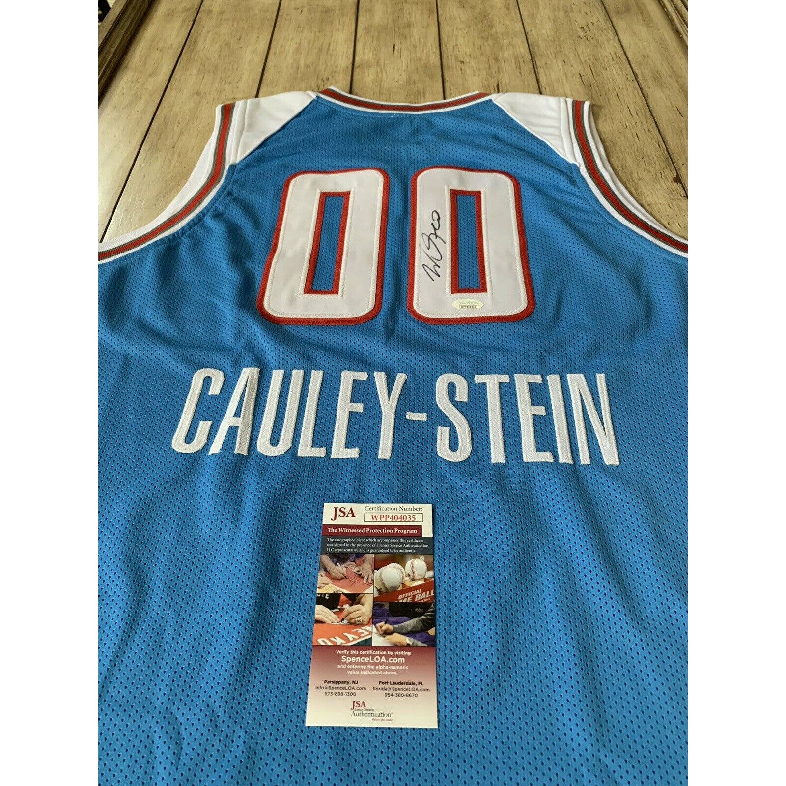 Willie Cauley-Stein Autographed/Signed Jersey JSA COA Sacramento Kings