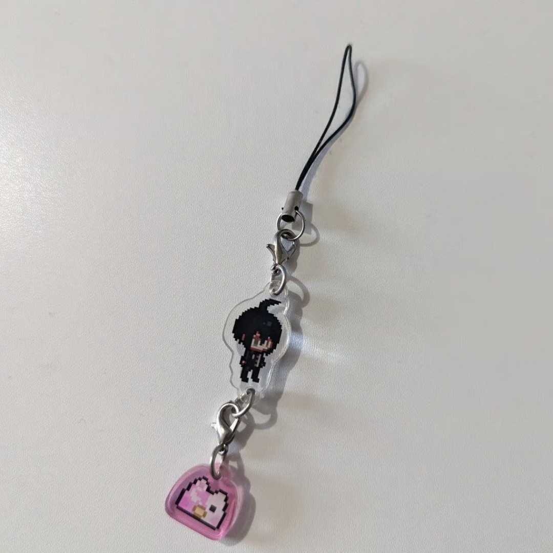 Danganronpa V3 Shuichi Saihara Monophanie Linking Phone Charm / Keychain