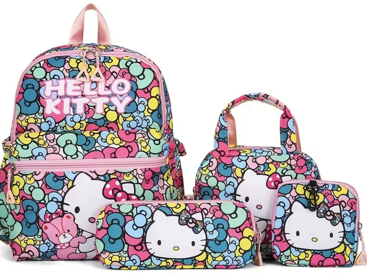 Hello Kitty 4 Piece Bag Set