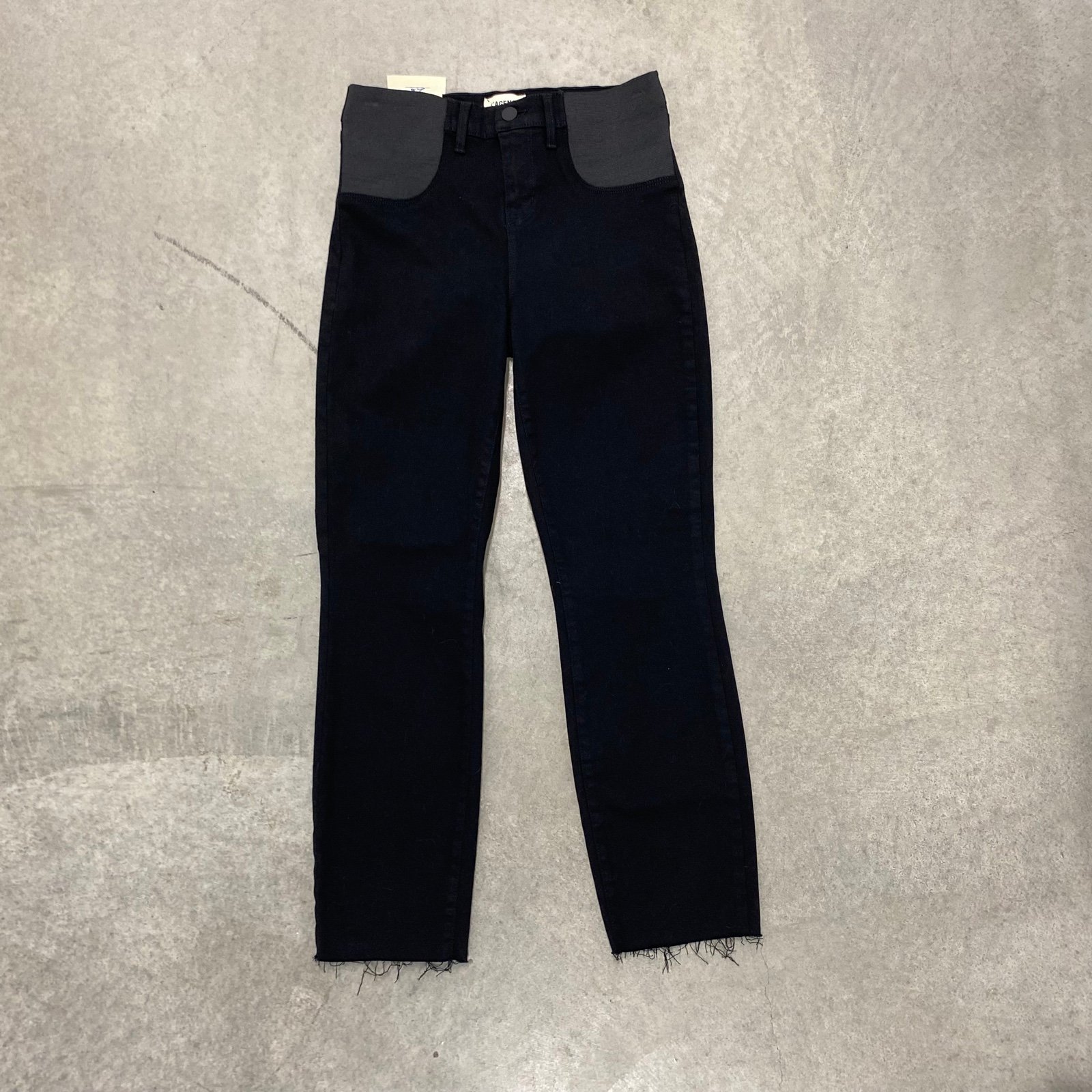 NEW!! L’agence Sada High Rise Cropped Slim Black Size 26