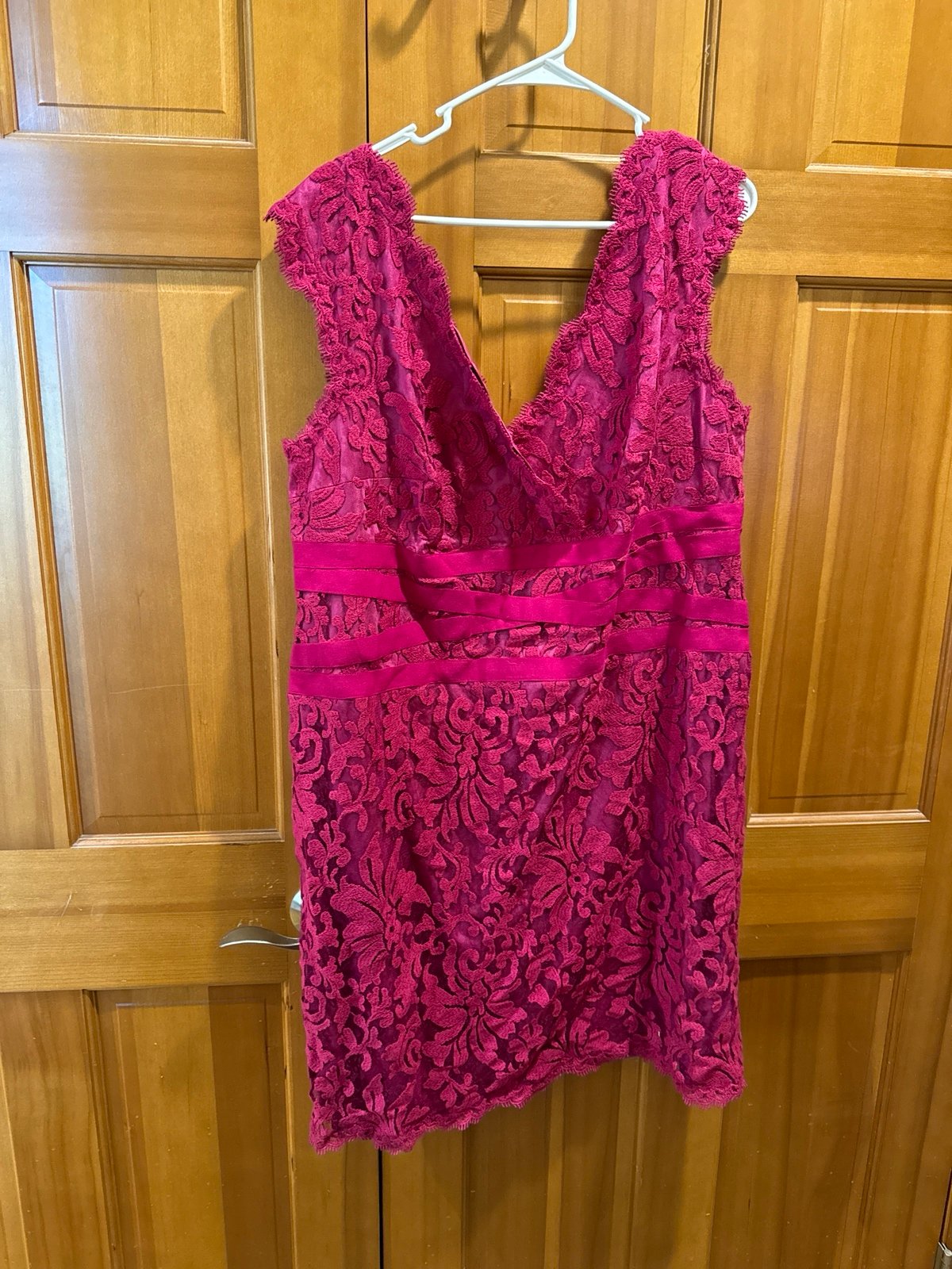 tadashi shoji too dress pink